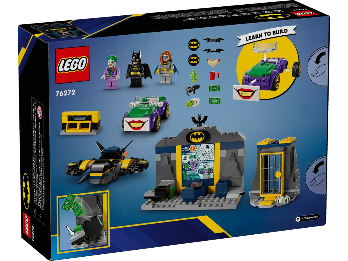 76272 LEGO DC Super Heroes - Batcaverna con Batman, Batgirl e The Joker
