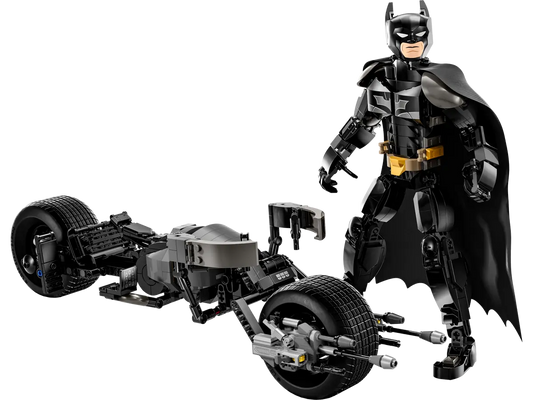 DISPONIBILE DA GIUGNO 2024 - 76273 LEGO DC Super Heroes - Personaggio costruibile di Batman con Bat-Pod
