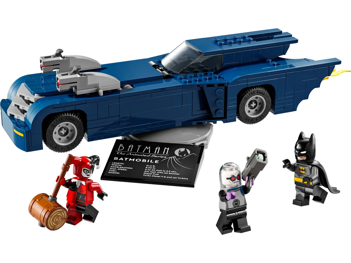 76274 LEGO DC Super Heroes - Batman con Batmobile vs. Harley Quinn e Mr. Freeze
