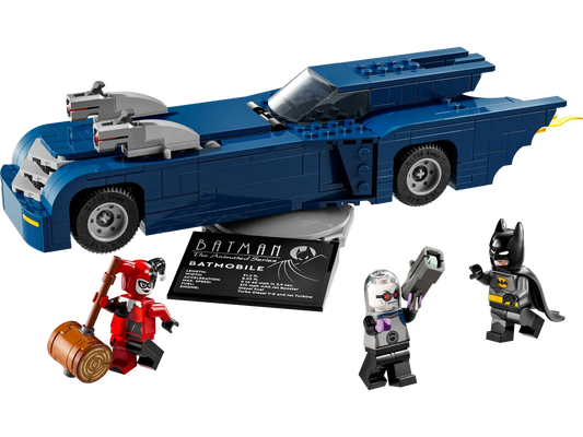 DISPONIBILE DA GIUGNO 2024 - 76274 LEGO DC Super Heroes - Batman con Batmobile vs. Harley Quinn e Mr. Freeze