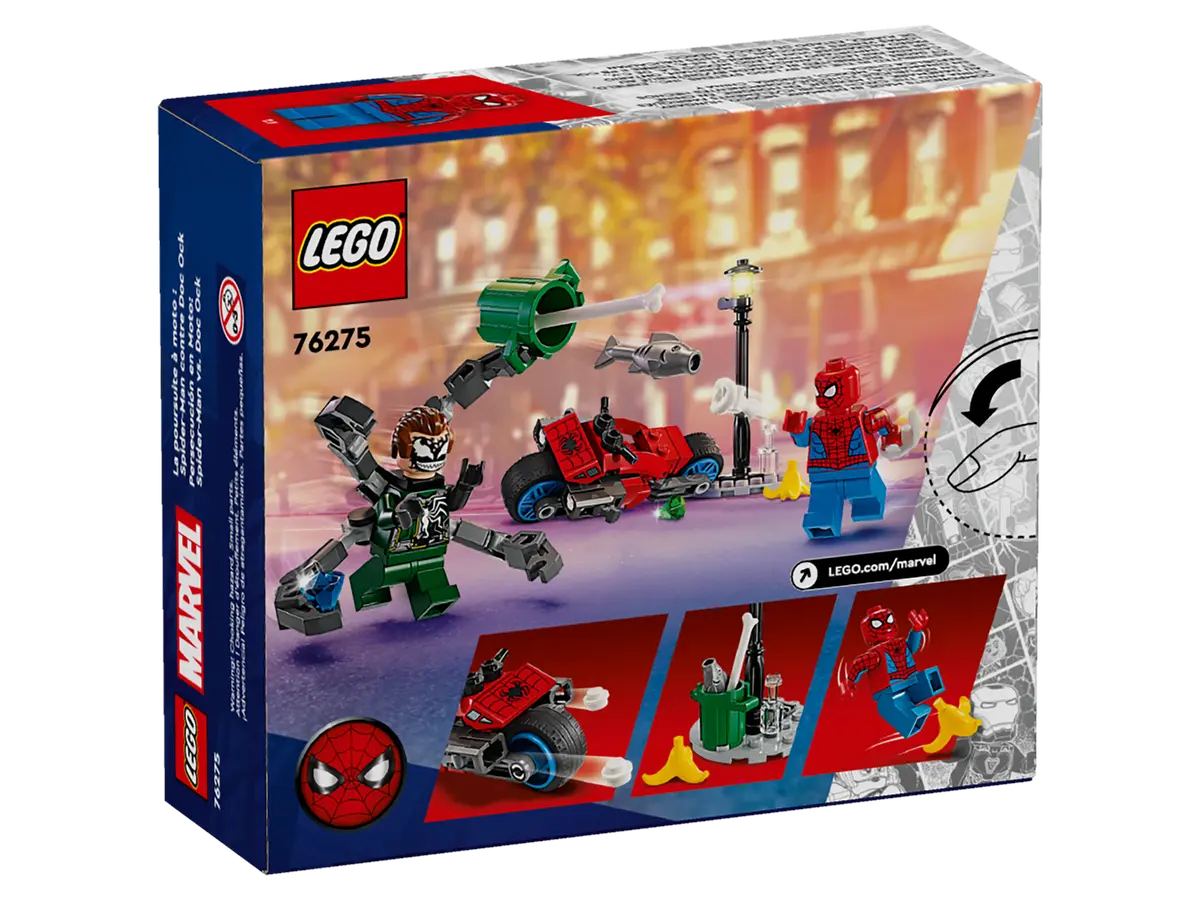 76275 LEGO Marvel Spiderman - Inseguimento sulla moto: Spider-Man vs. Doc Ock
