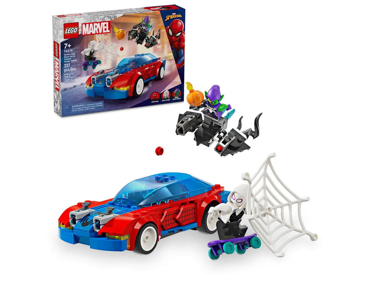 76279 LEGO Marvel Spiderman - Auto da corsa di Spider-Man e Venom Goblin