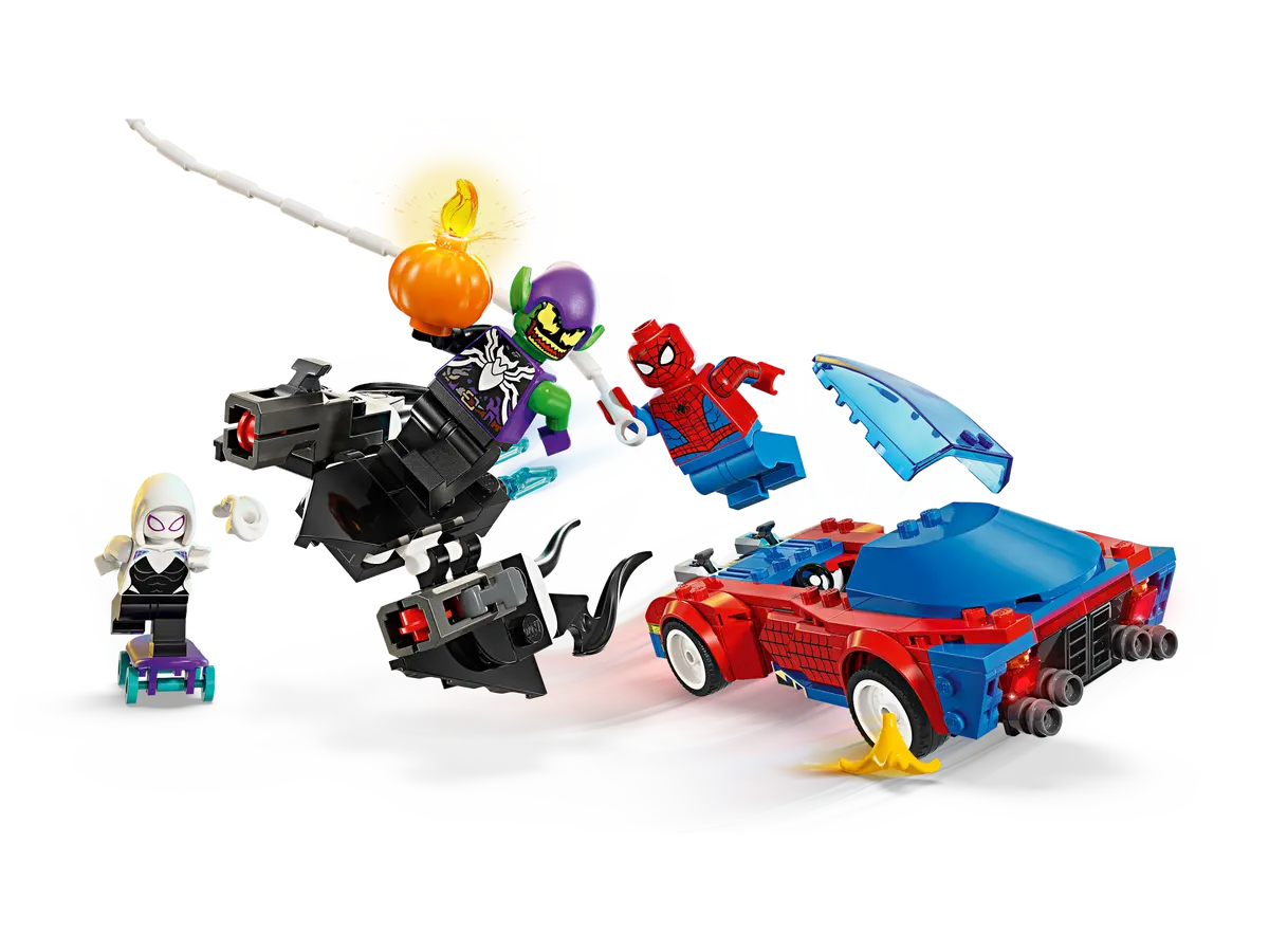 76279 LEGO Marvel Spiderman - Auto da corsa di Spider-Man e Venom Goblin