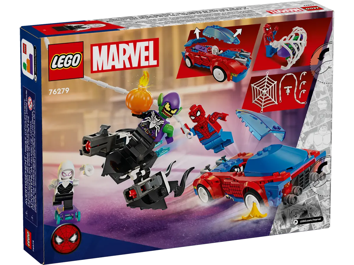 76279 LEGO Marvel Spiderman - Auto da corsa di Spider-Man e Venom Goblin