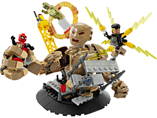 76280 LEGO Marvel Spiderman - Spider-Man vs. Uomo sabbia: Battaglia finale