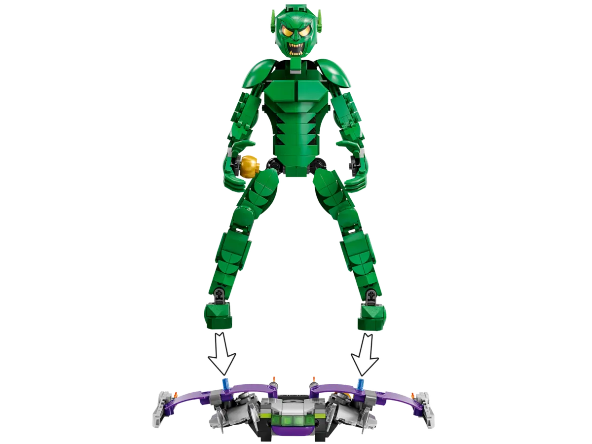 76284 LEGO Marvel - Personaggio costruibile di Goblin