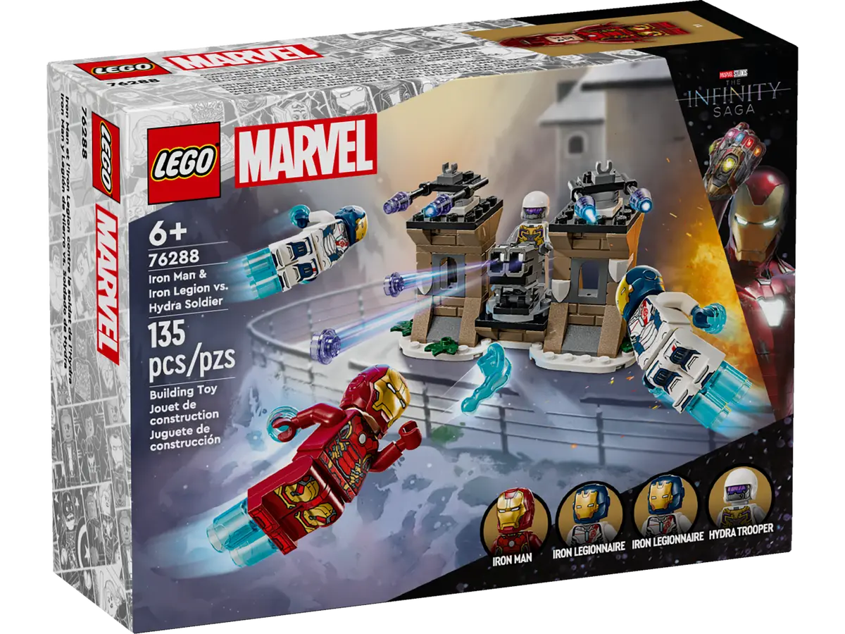 76288 LEGO Marvel - Iron Man e Legione di ferro vs. Soldato Hydra