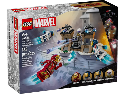 76288 LEGO Marvel - Iron Man e Legione di ferro vs. Soldato Hydra