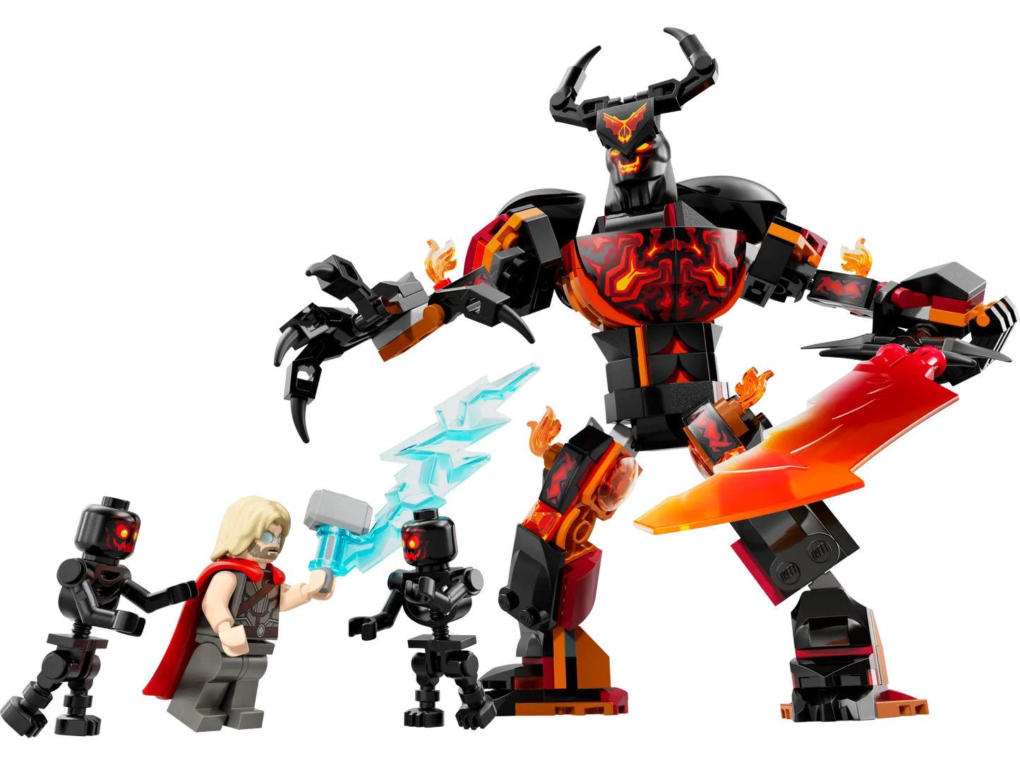 76289 ESCLUSIVA LEGO DC Super Heroes - Thor vs. personaggio costruibile di Surtur