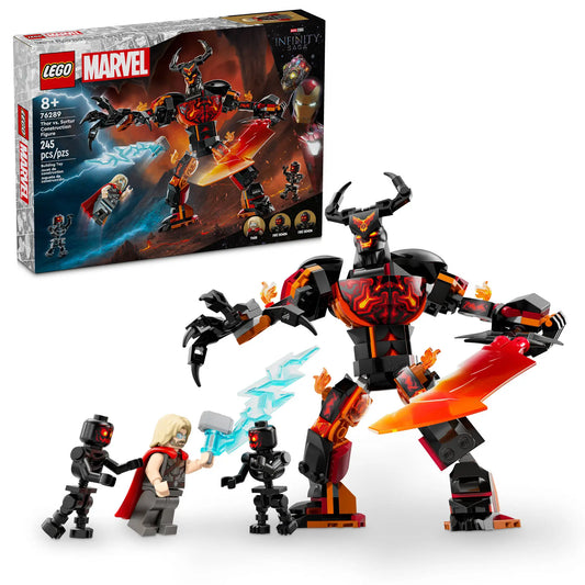 76289 ESCLUSIVA LEGO DC Super Heroes - Thor vs. personaggio costruibile di Surtur