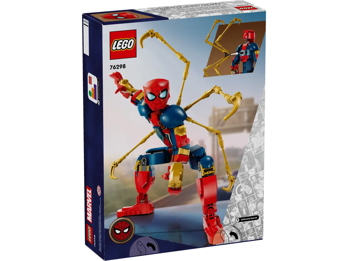 76298 LEGO Marvel - Personaggio costruibile di Iron Spider-Man