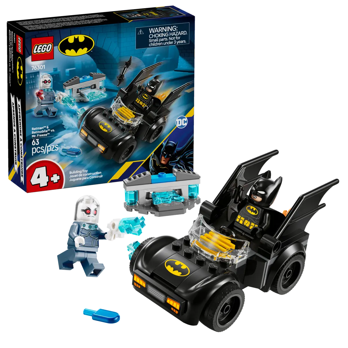 76301 LEGO DC Super Heroes - Batman™ e Batmobile™ contro Mr. Freeze™