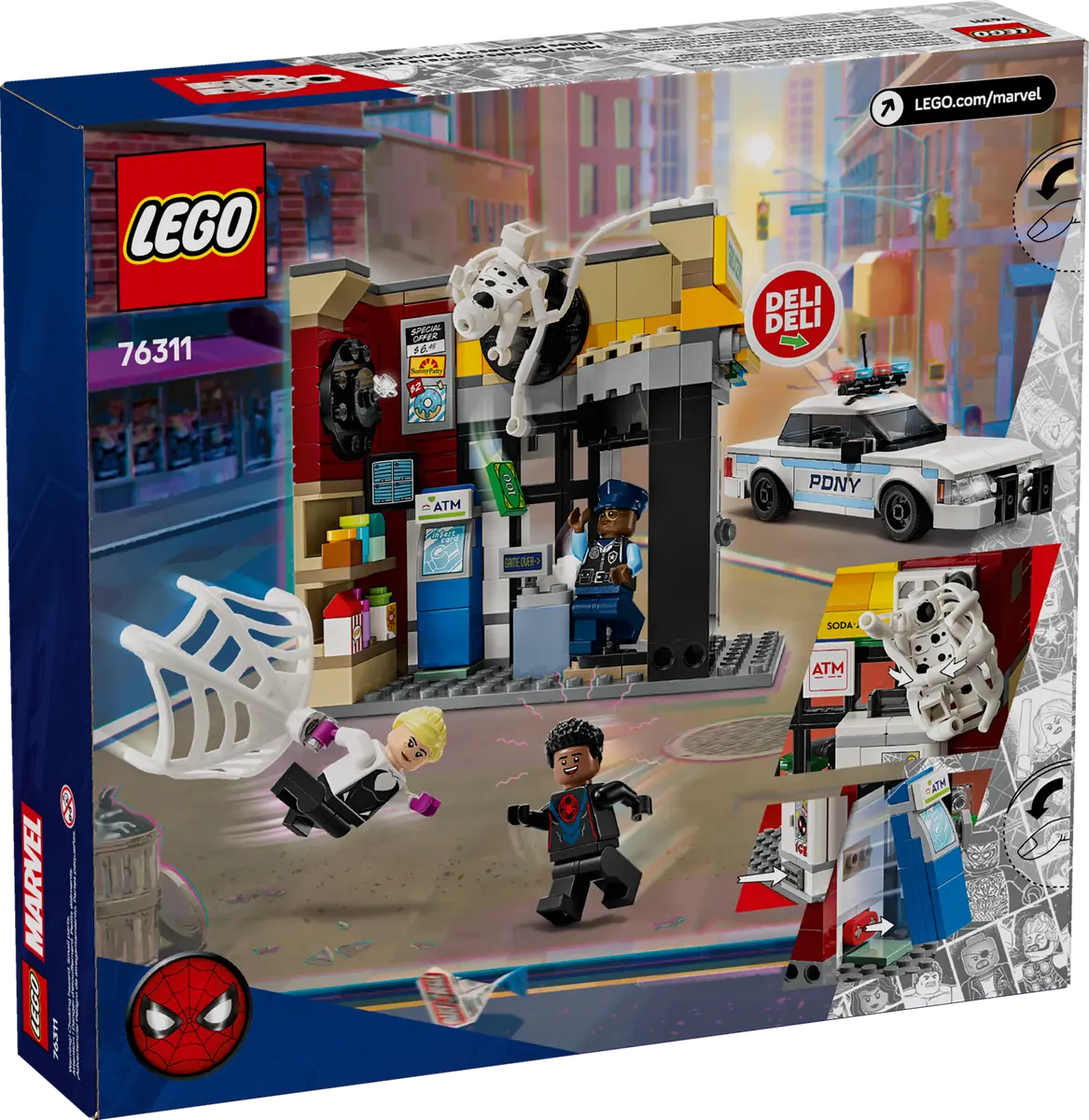 76311 LEGO Marvel - Spider-Verse: Miles Morales contro la Macchia