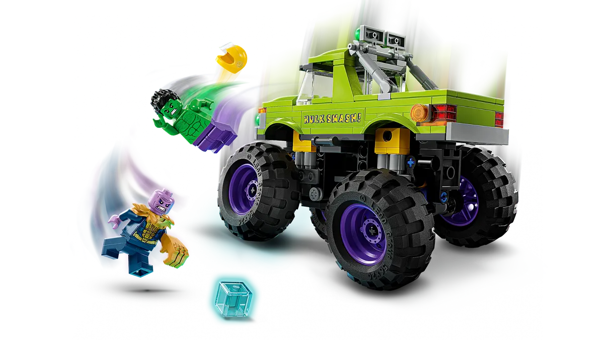 DISPONIBILE DA APRILE 2025 - 76312 LEGO Marvel - Truck di Hulk contro Thanos
