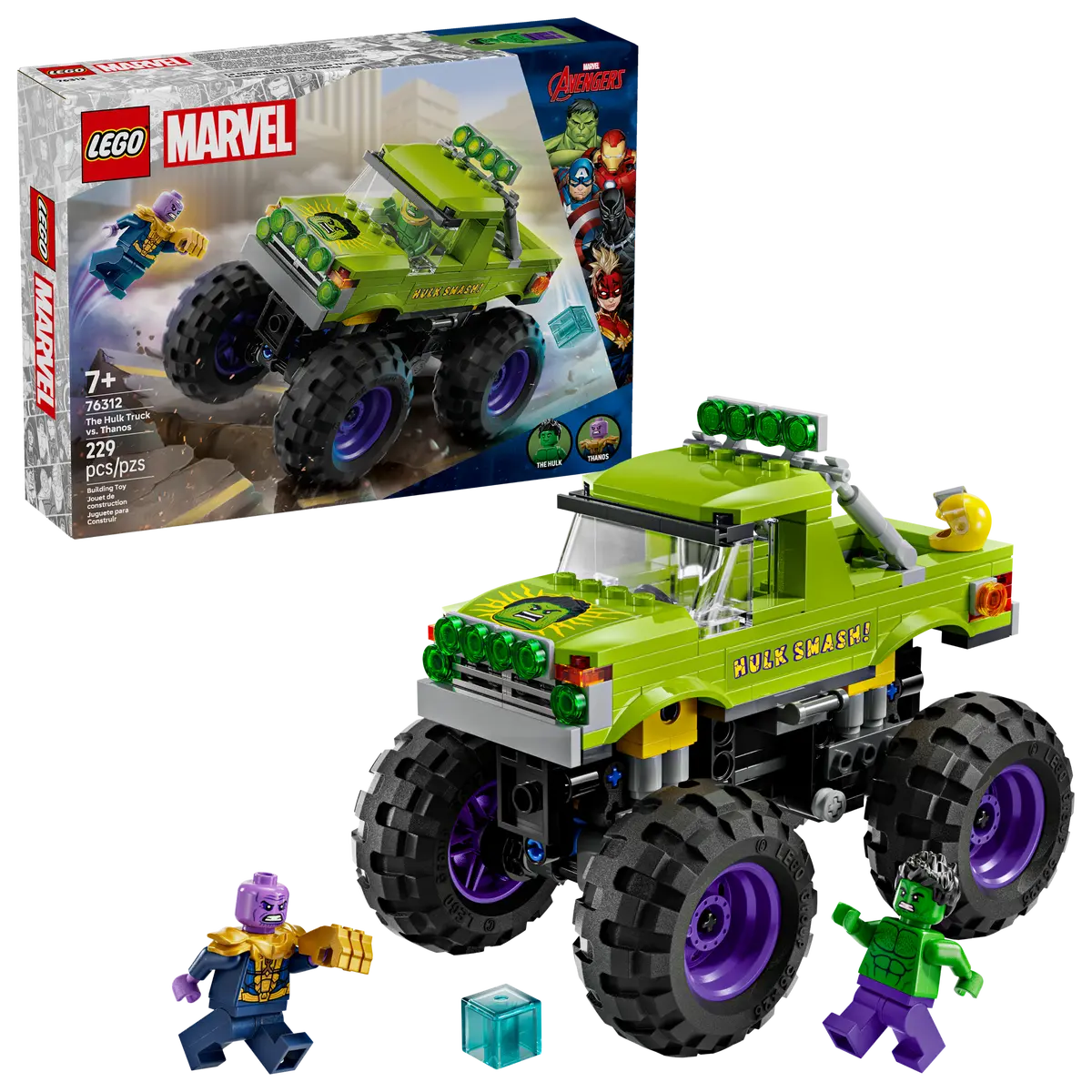 DISPONIBILE DA APRILE 2025 - 76312 LEGO Marvel - Truck di Hulk contro Thanos