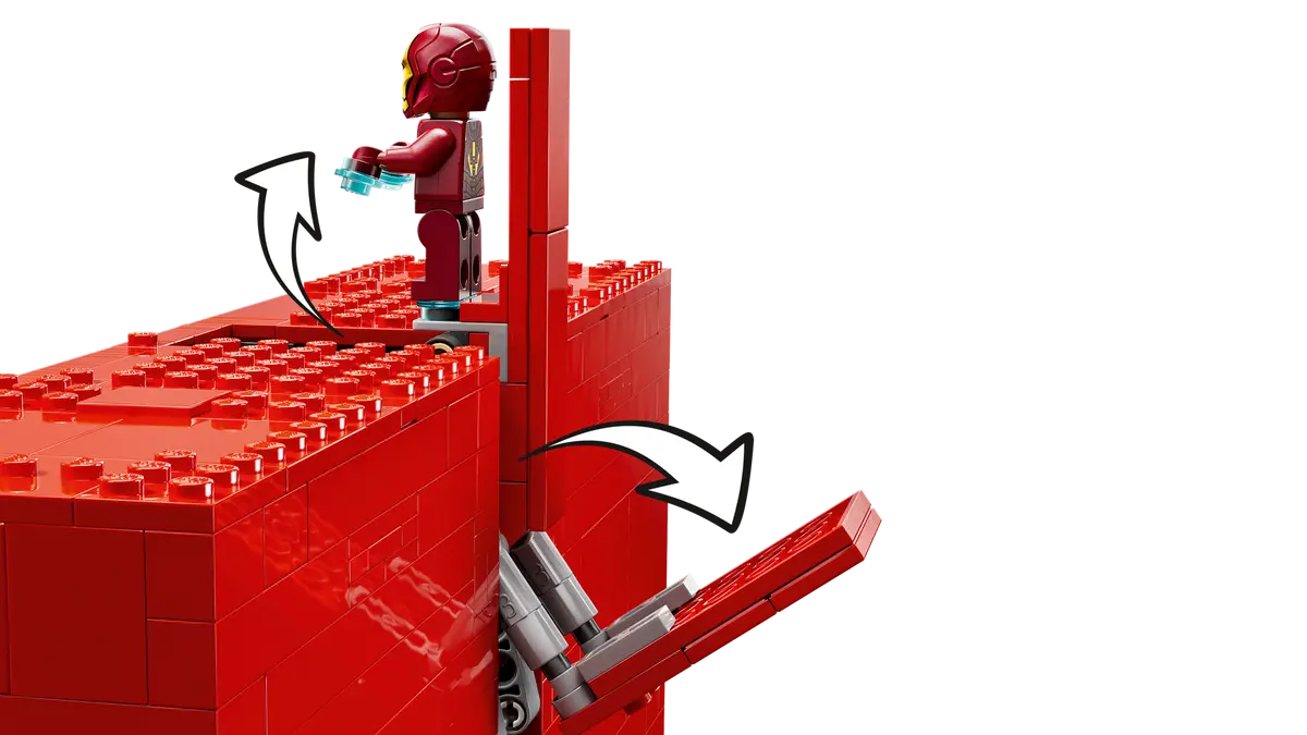 76313 LEGO Marvel - Logo e Minifigure MARVEL