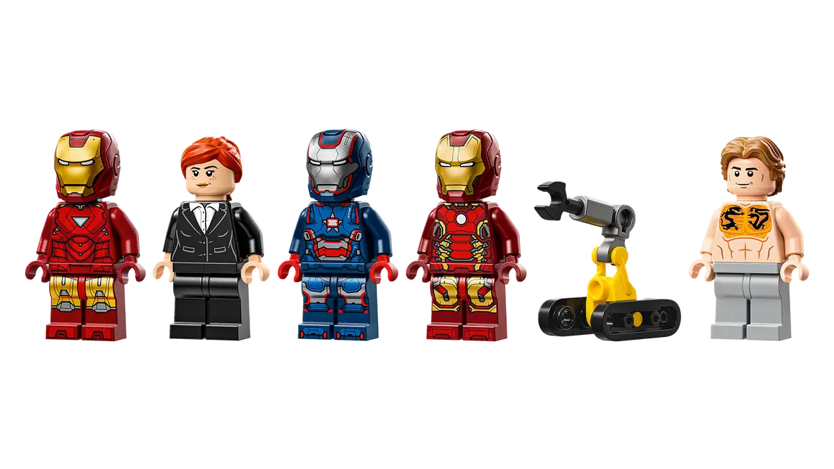 DISPONIBILE DA APRILE 2025 - 76315 LEGO Marvel - Laboratorio di Iron Man: Sala delle Armature