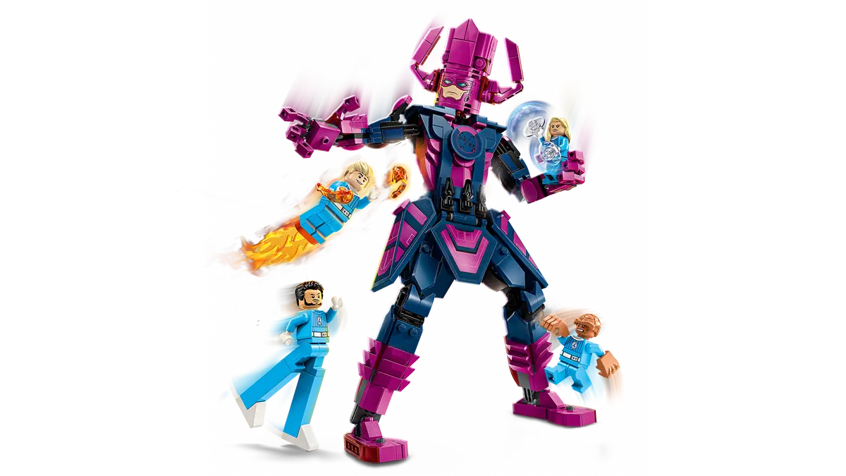 DISPONIBILE DA GIUGNO 2025 - 76316 LEGO Marvel - Fantastici Quattro contro personaggio costruibile di Galactus