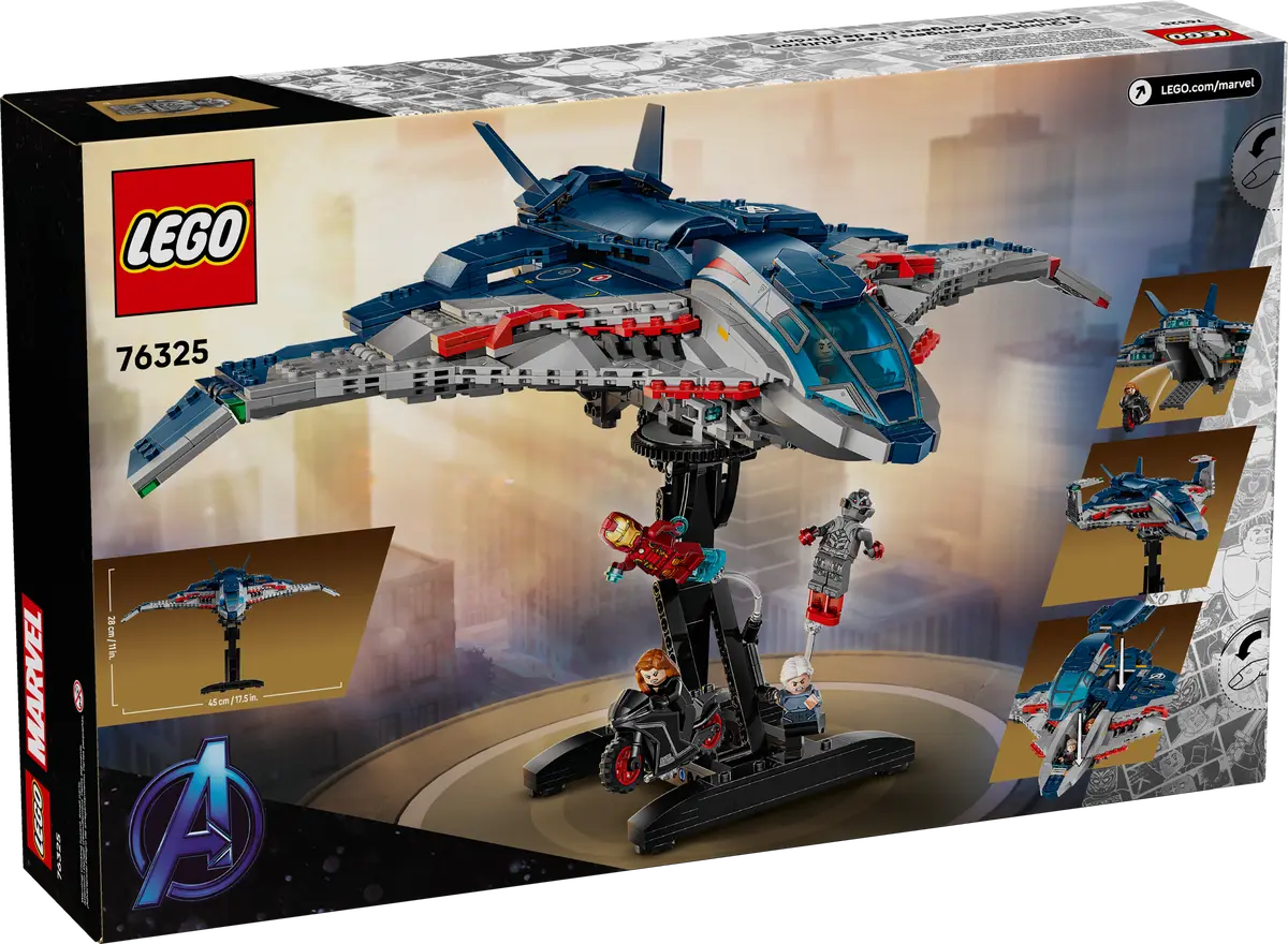 DISPONIBILE DA AGOSTO 2025 - 76325 LEGO Marvel - Quinjet Avengers: Age of Ultron