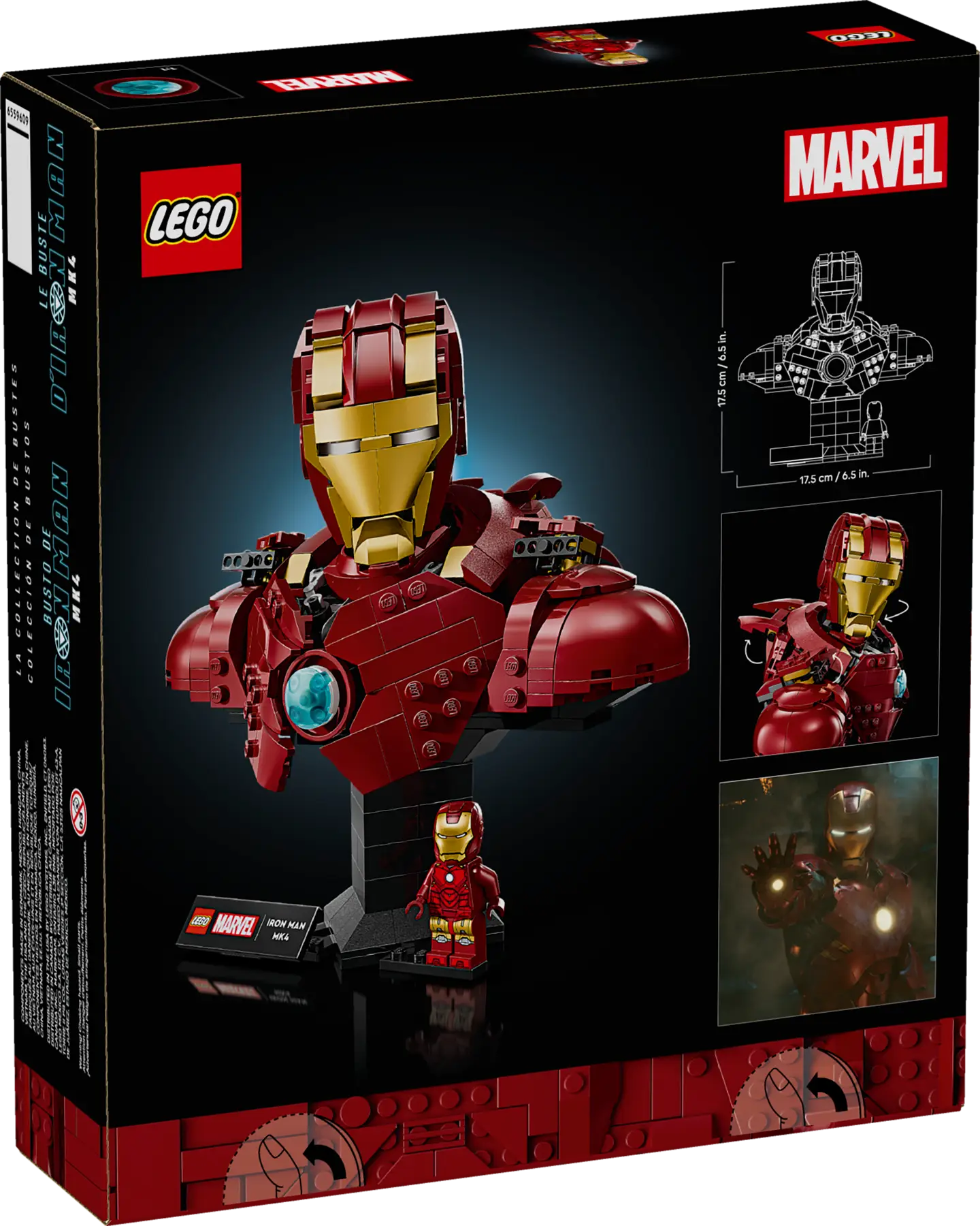 76327 LEGO Marvel - Busto di Iron Man MK4