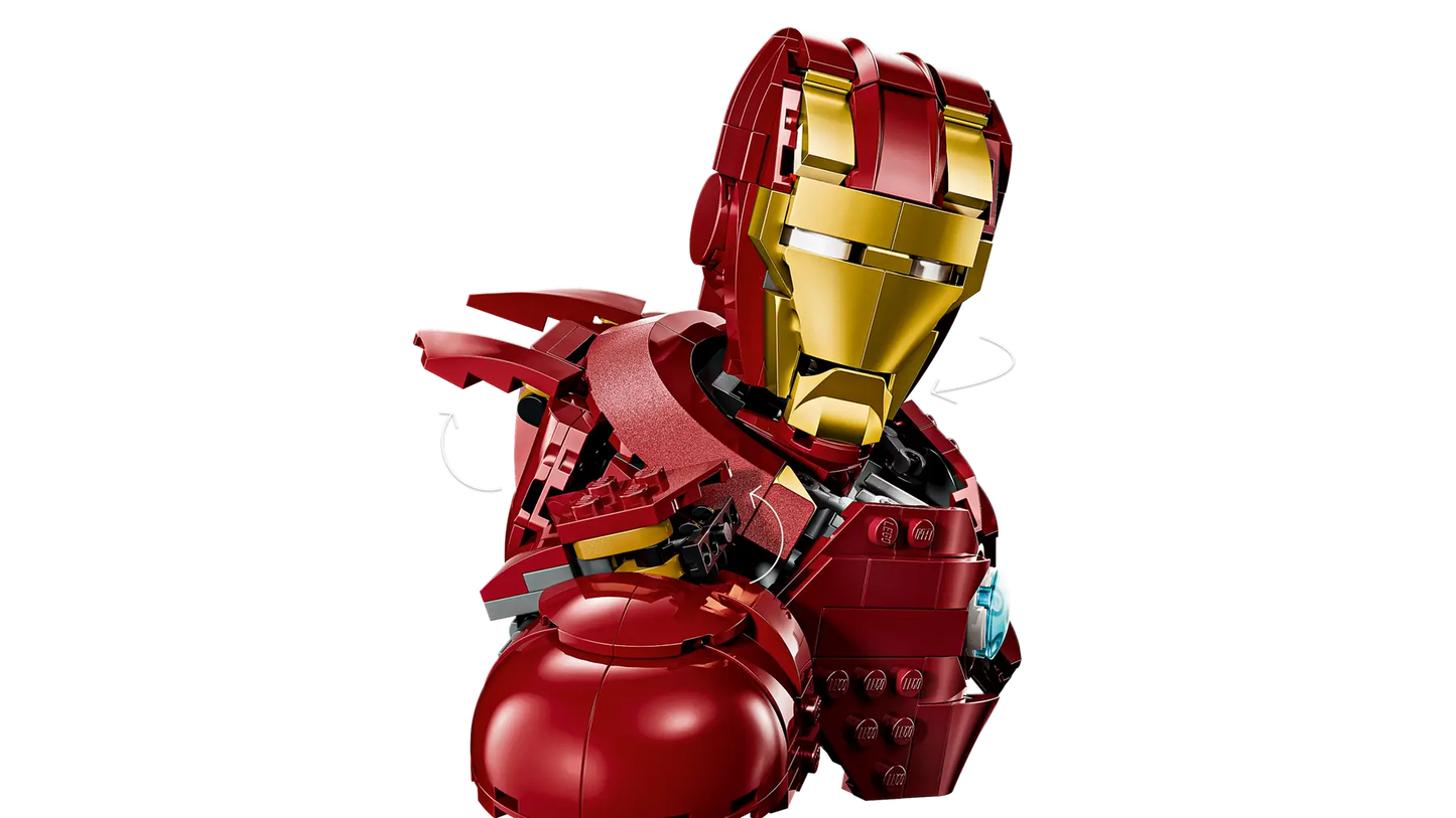 76327 LEGO Marvel - Busto di Iron Man MK4