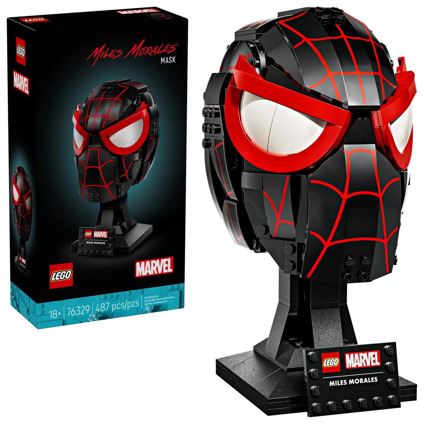 76329 ESCLUSIVA LEGO Marvel - Maschera di Miles Morales