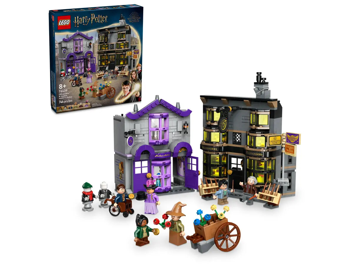 DISPONIBILE DA GIUGNO 2024 - 76439 LEGO Harry Potter - Olivander e Madama McClan: Abiti per tutte le occasioni
