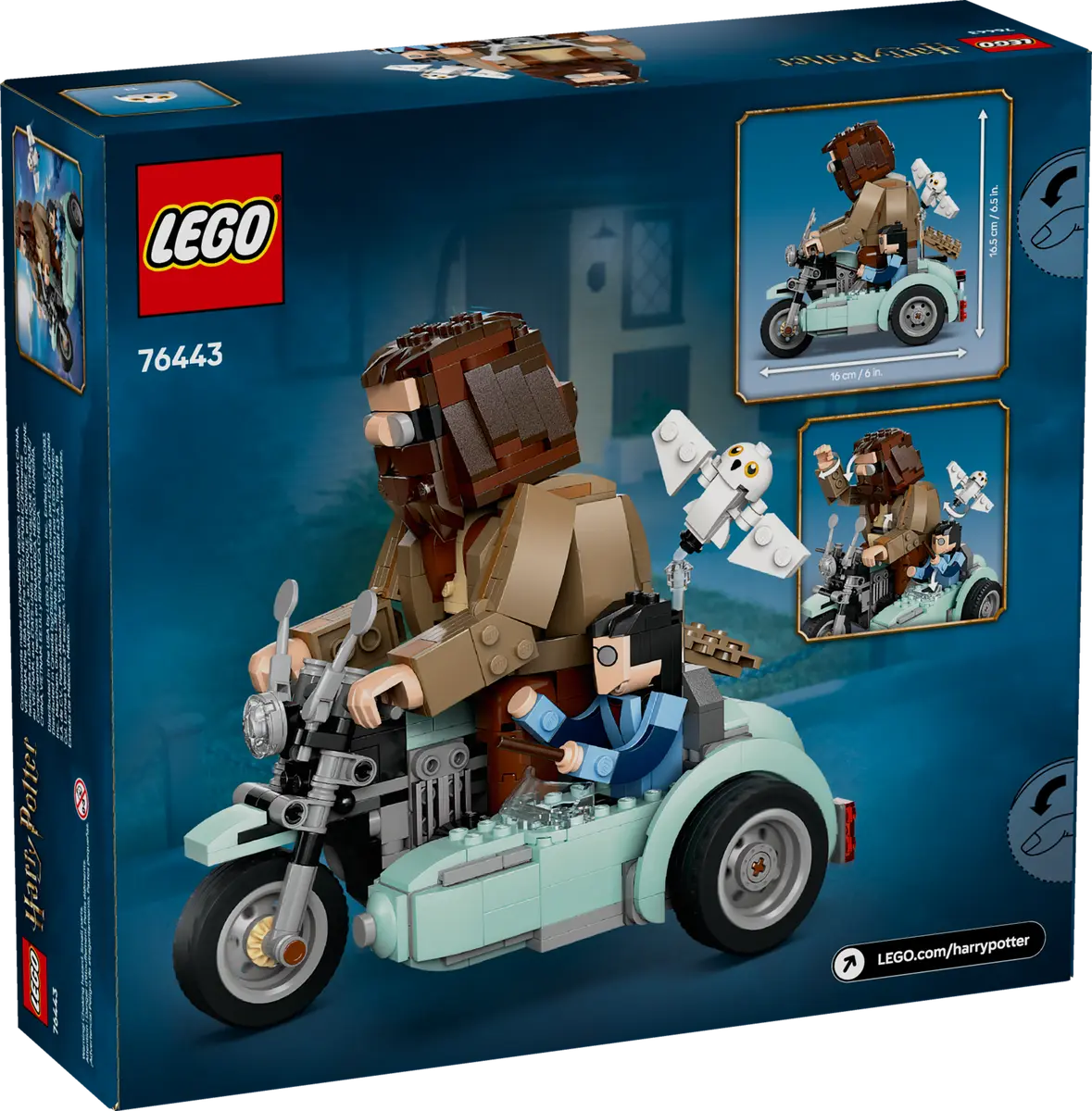 76443 LEGO Harry Potter - Giro sul sidecar di Hagrid™ e Harry