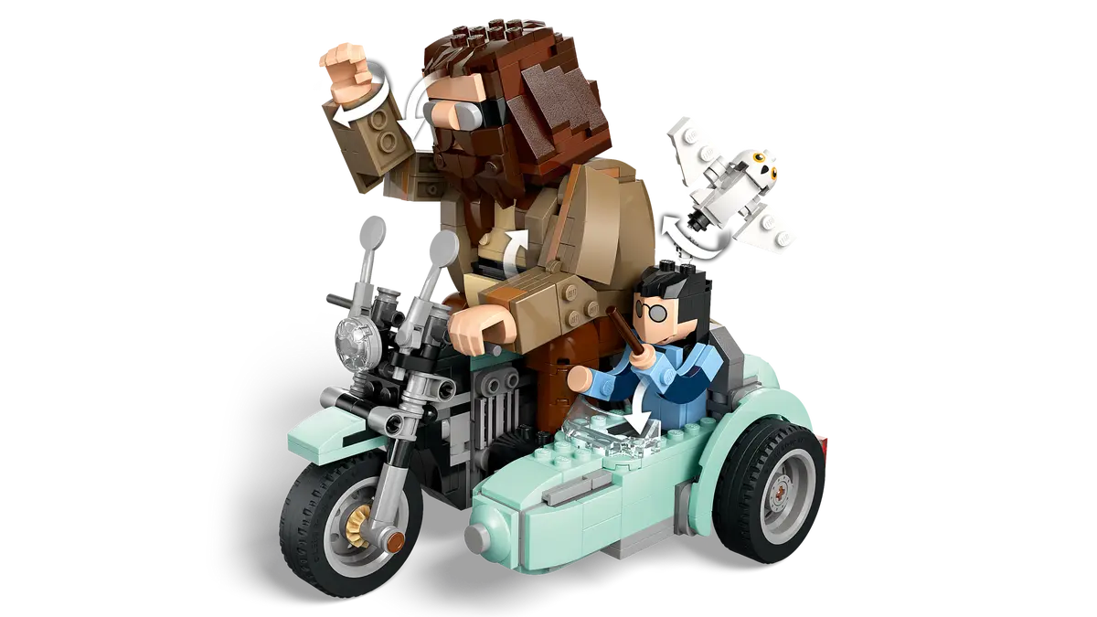 76443 LEGO Harry Potter - Giro sul sidecar di Hagrid™ e Harry