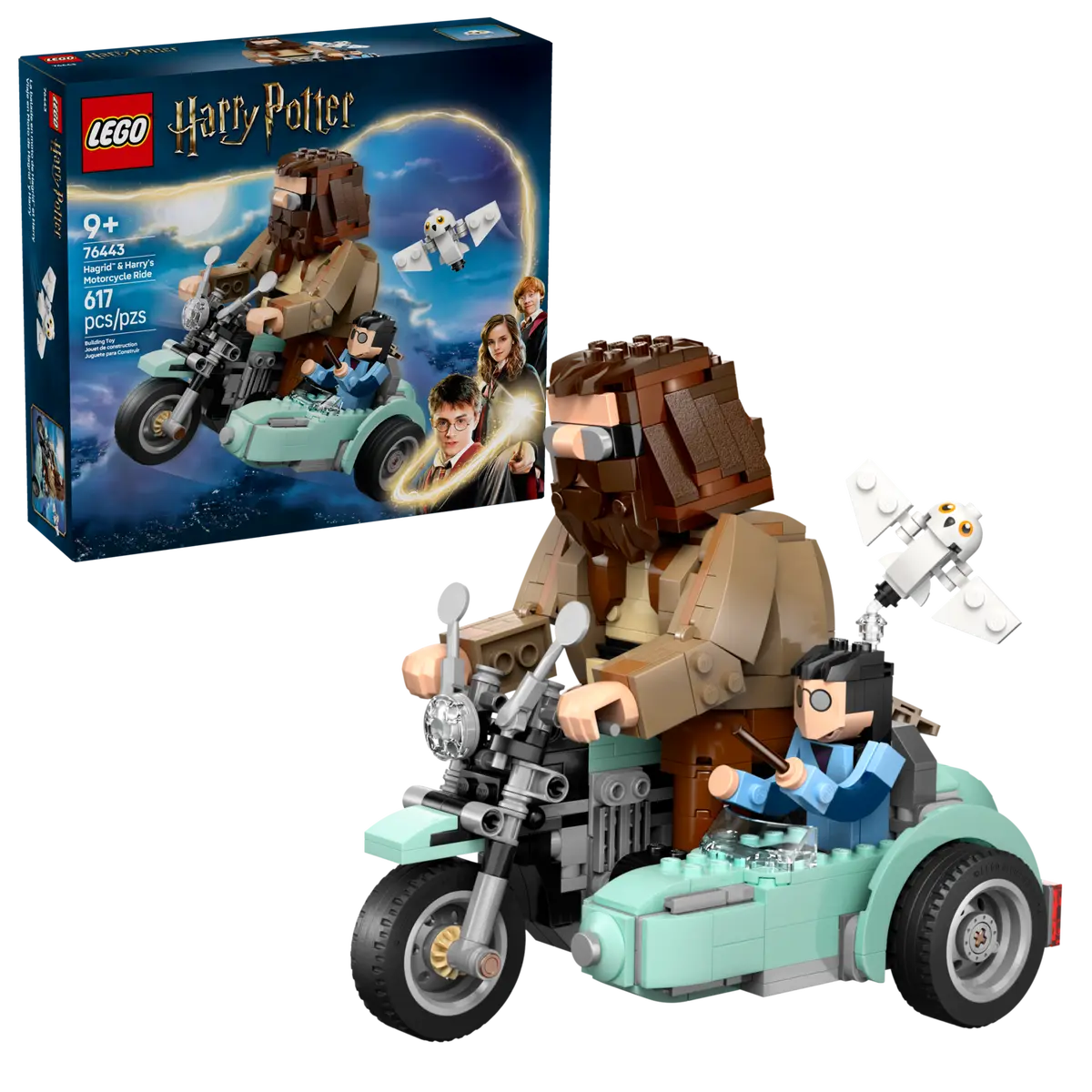 76443 LEGO Harry Potter - Giro sul sidecar di Hagrid™ e Harry