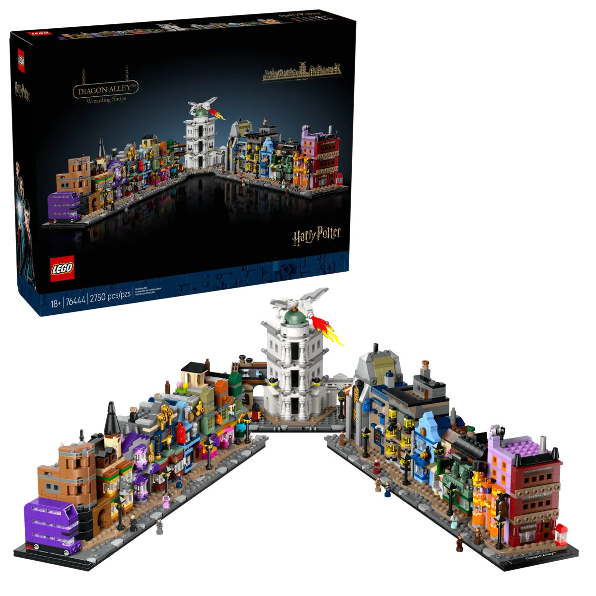 76444 LEGO Harry Potter - Negozi di magia di Diagon Alley™