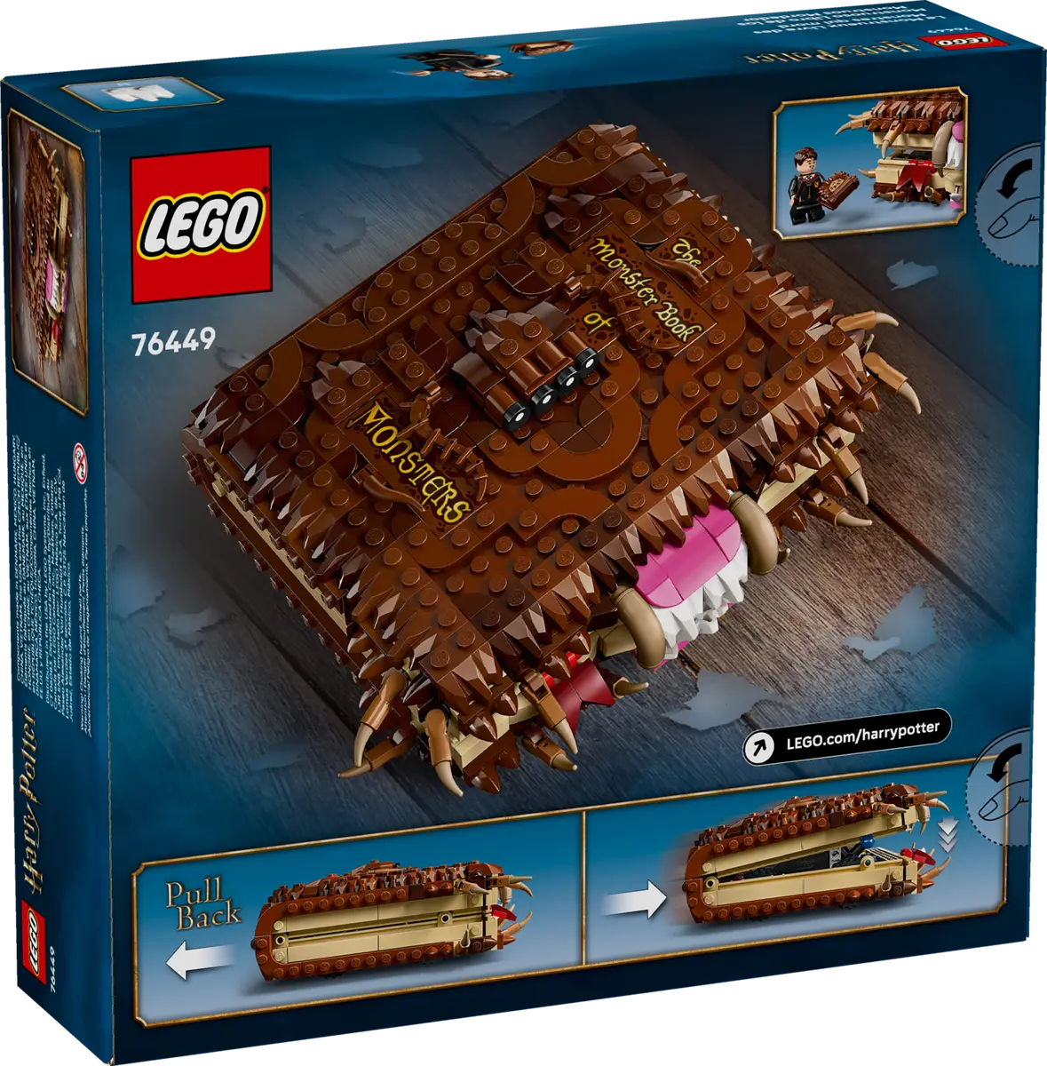 76449 LEGO Harry Potter - Il Libro Mostro dei mostri azzannante