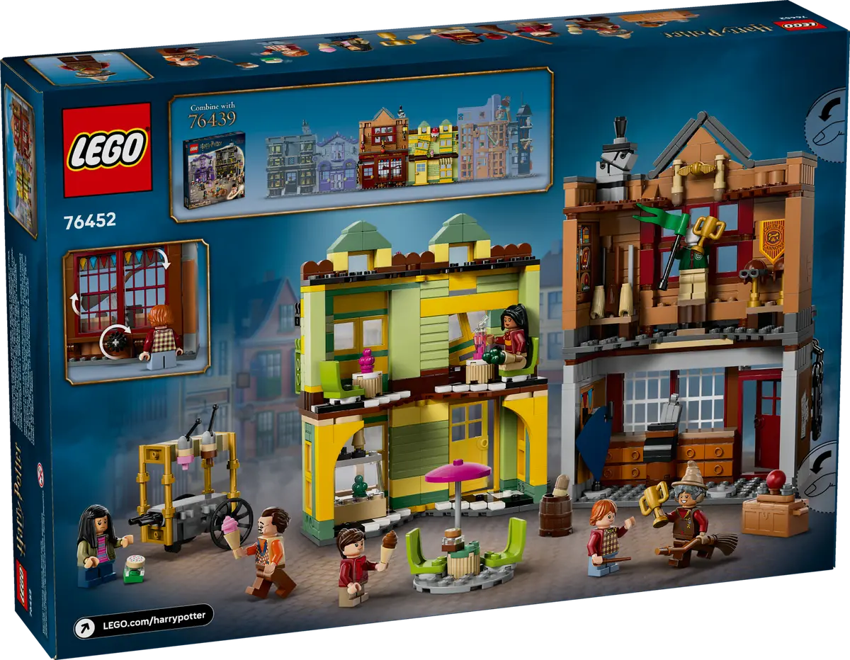 76452 LEGO Harry Potter - Accessori di Prima Qualità per il Quidditch e Gelateria