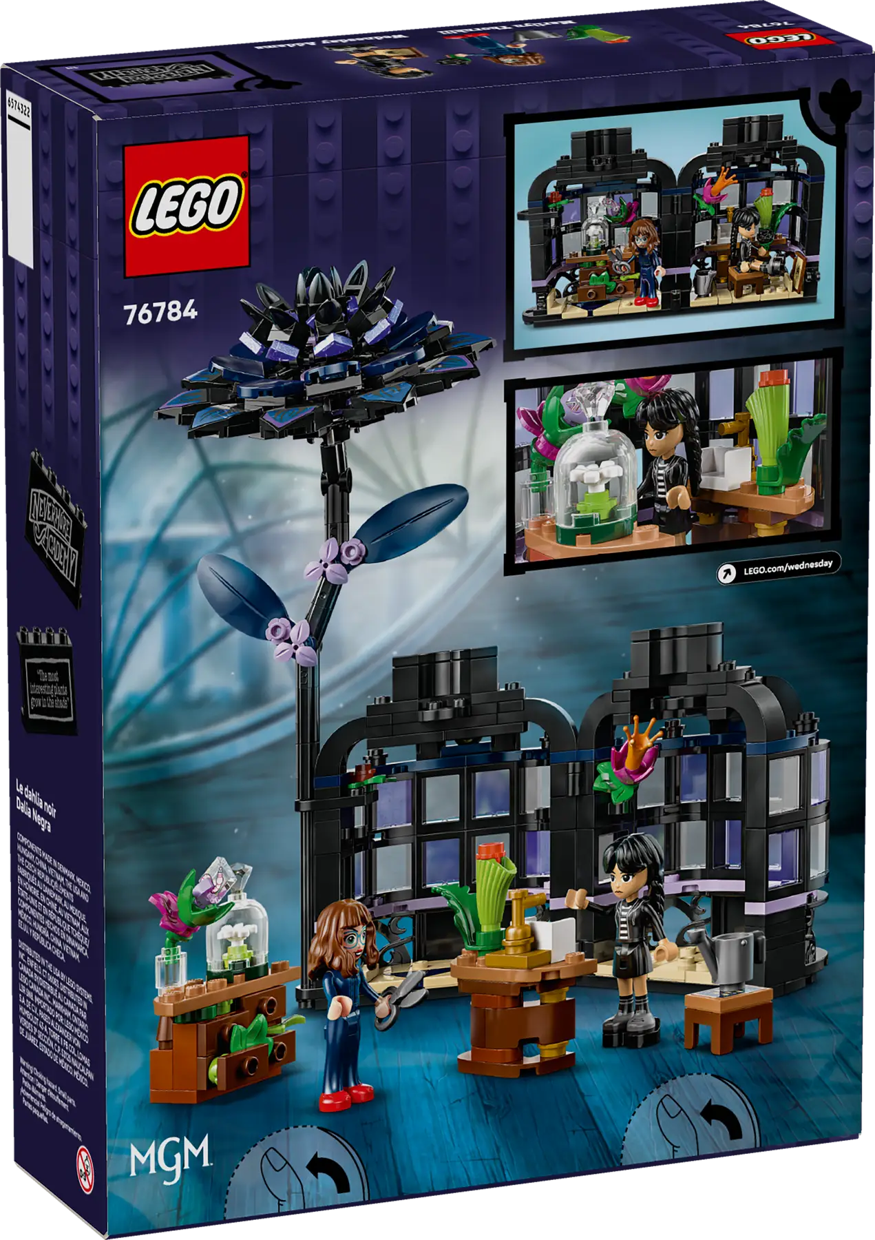 76784 LEGO Wednesday - Fiore di dalia nero