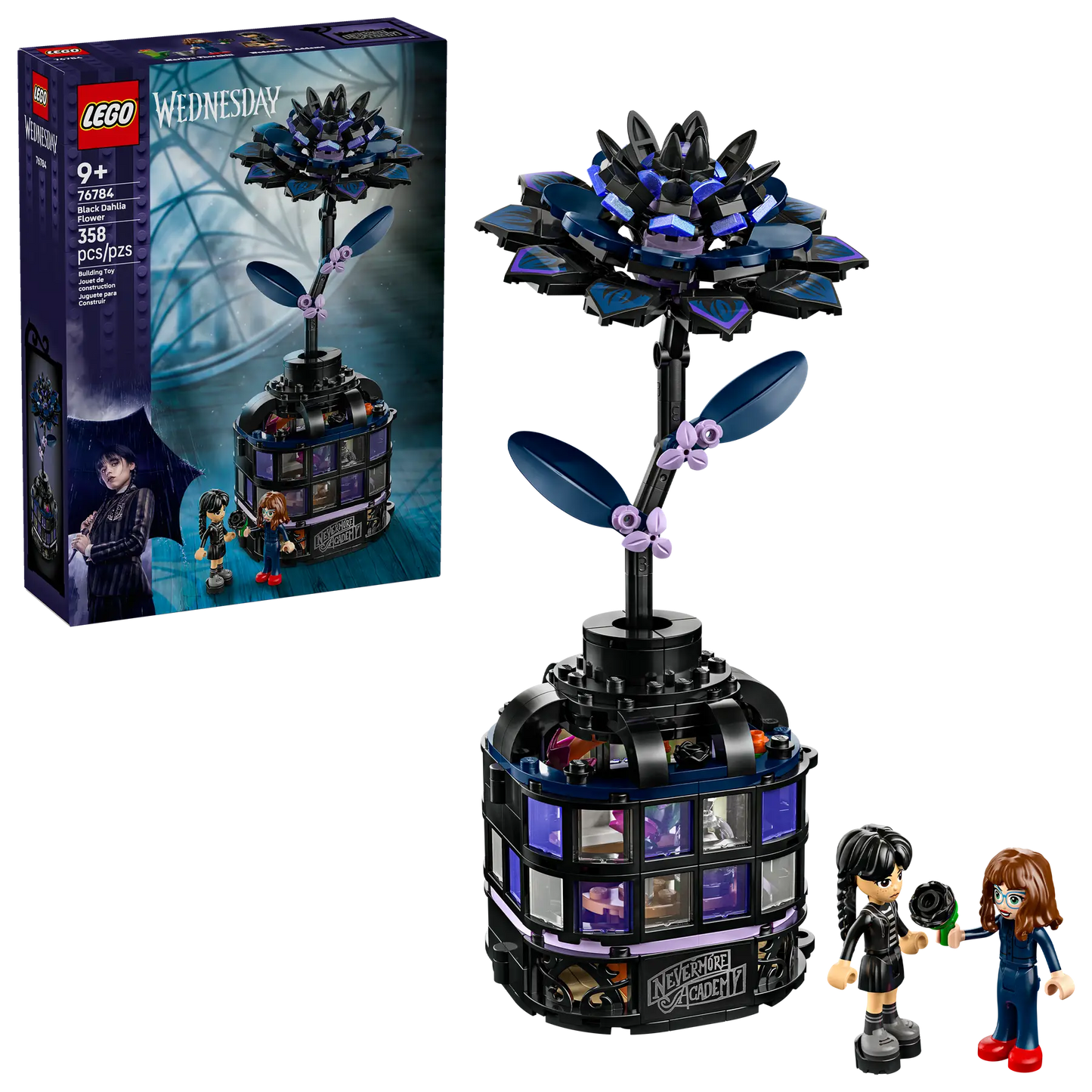 76784 LEGO Wednesday - Fiore di dalia nero