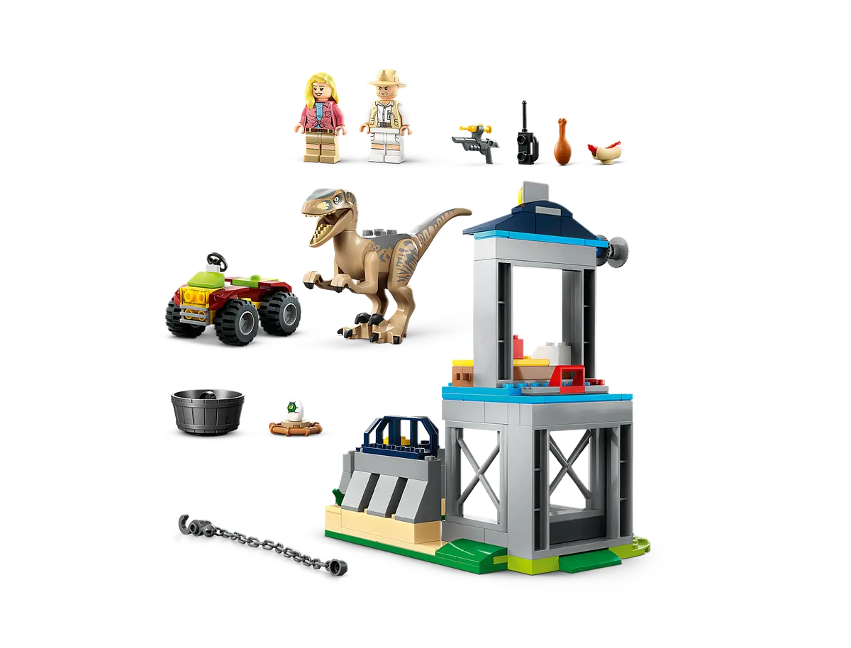 76957 LEGO Jurassic World - La fuga del Velociraptor