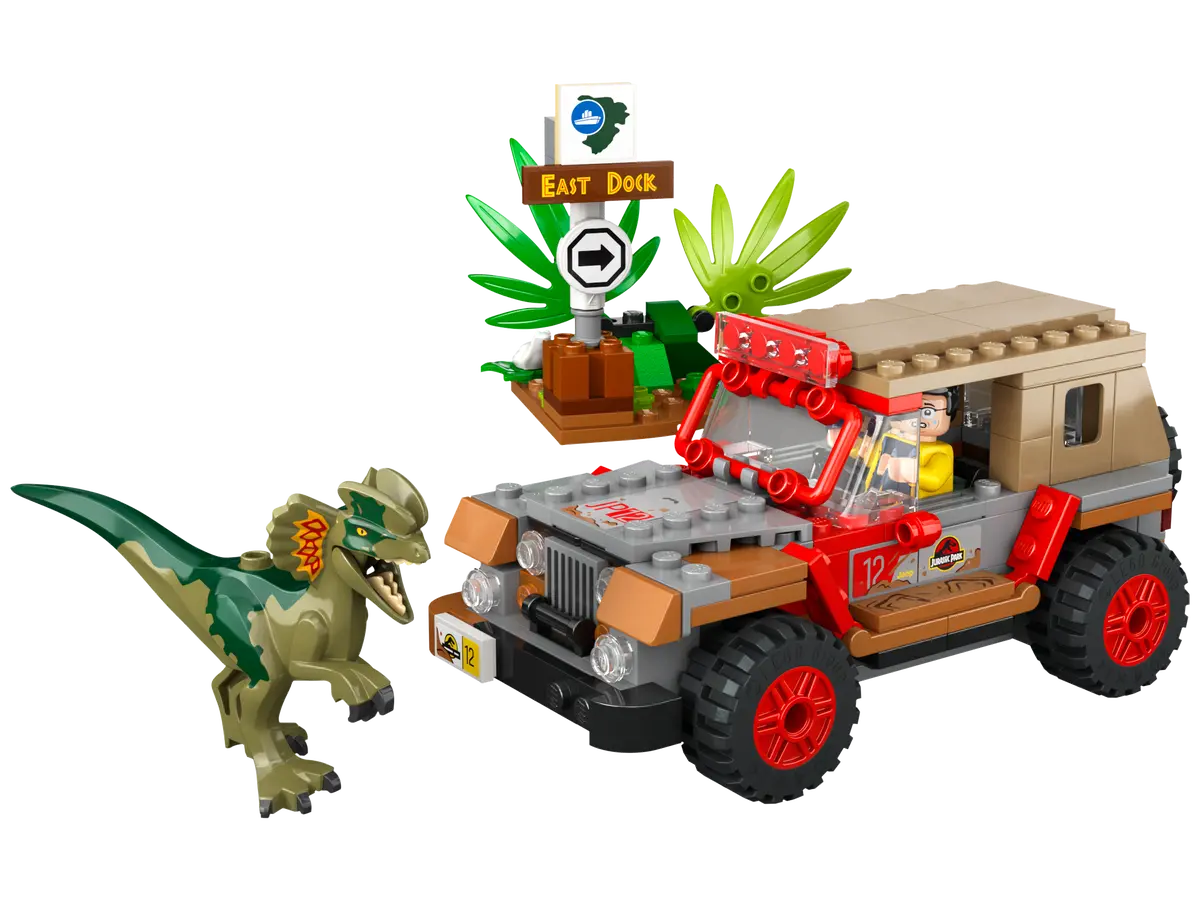 76958 LEGO Jurassic World - L’agguato del Dilofosauro