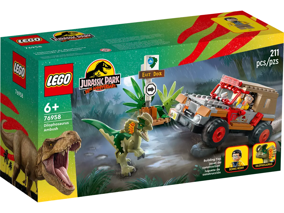 76958 LEGO Jurassic World - L’agguato del Dilofosauro