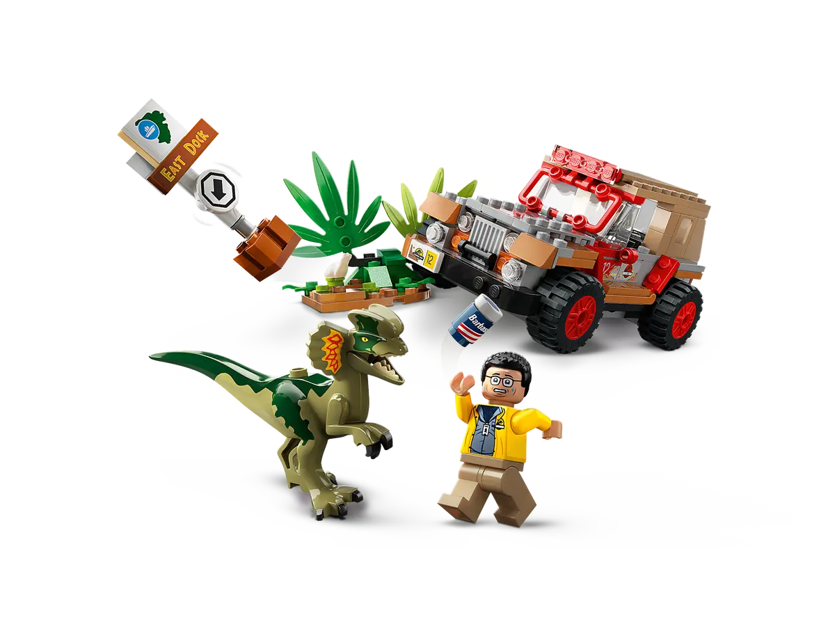 76958 LEGO Jurassic World - L’agguato del Dilofosauro