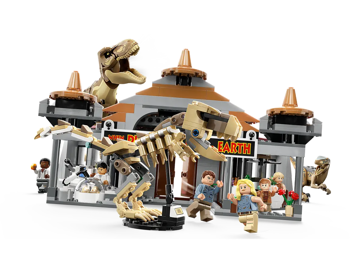 76961 LEGO Jurassic World - Centro visitatori: l’attacco del T. rex e del Raptor
