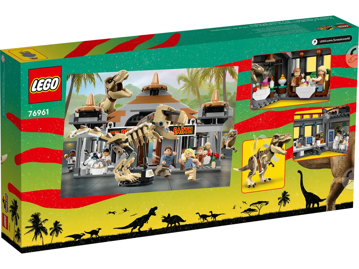 76961 LEGO Jurassic World - Centro visitatori: l’attacco del T. rex e del Raptor