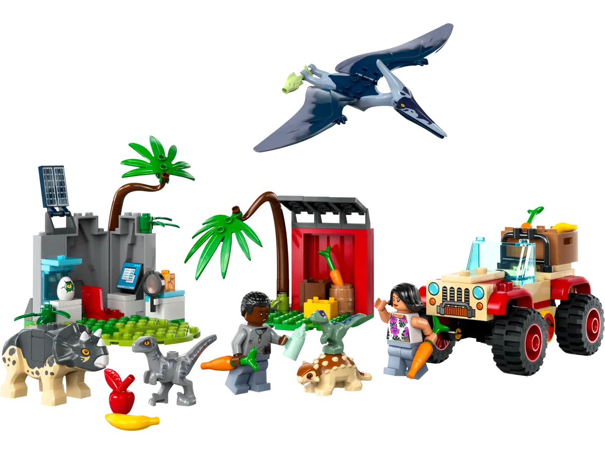76963 LEGO Jurassic World - Centro di soccorso dei baby dinosauri