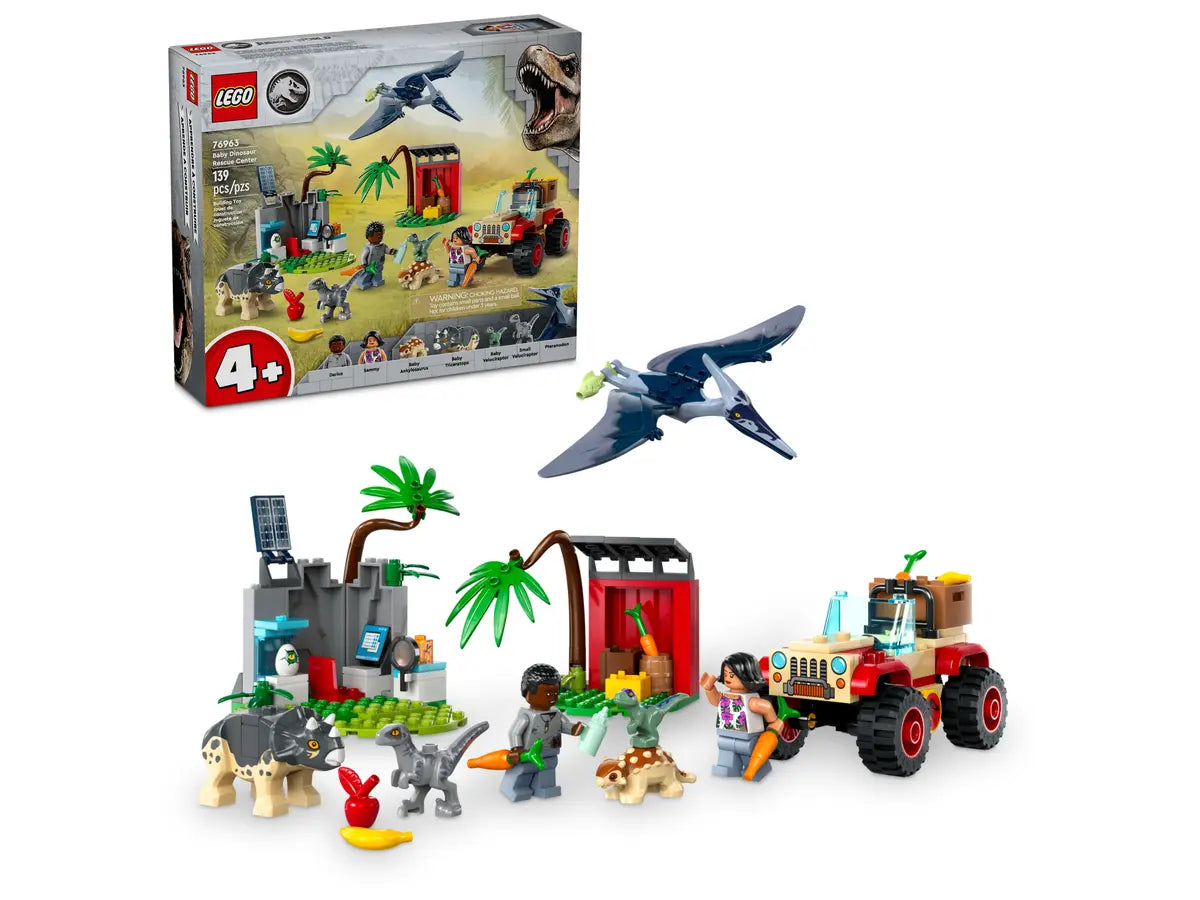 76963 LEGO Jurassic World - Centro di soccorso dei baby dinosauri