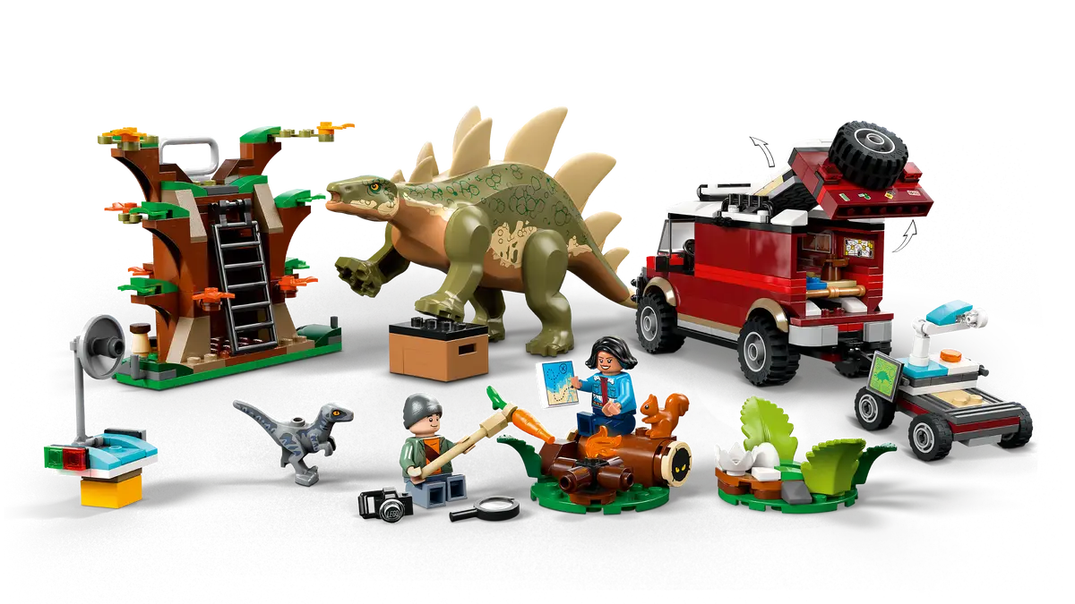 76965 LEGO Jurassic World - Missione dinosauro: scoperta dello stegosauro