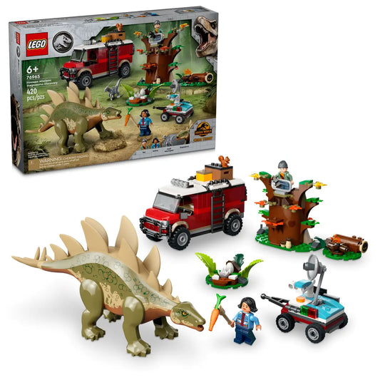 76965 LEGO Jurassic World - Missione dinosauro: scoperta dello stegosauro