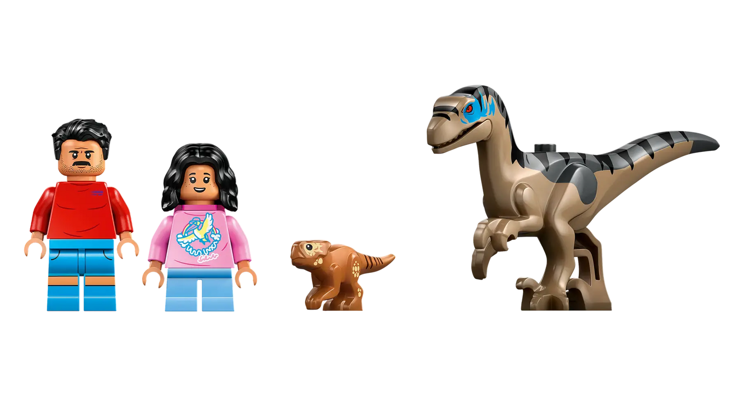 76972 LEGO Jurassic World - Fuga dal Raptor sul fuoristrada