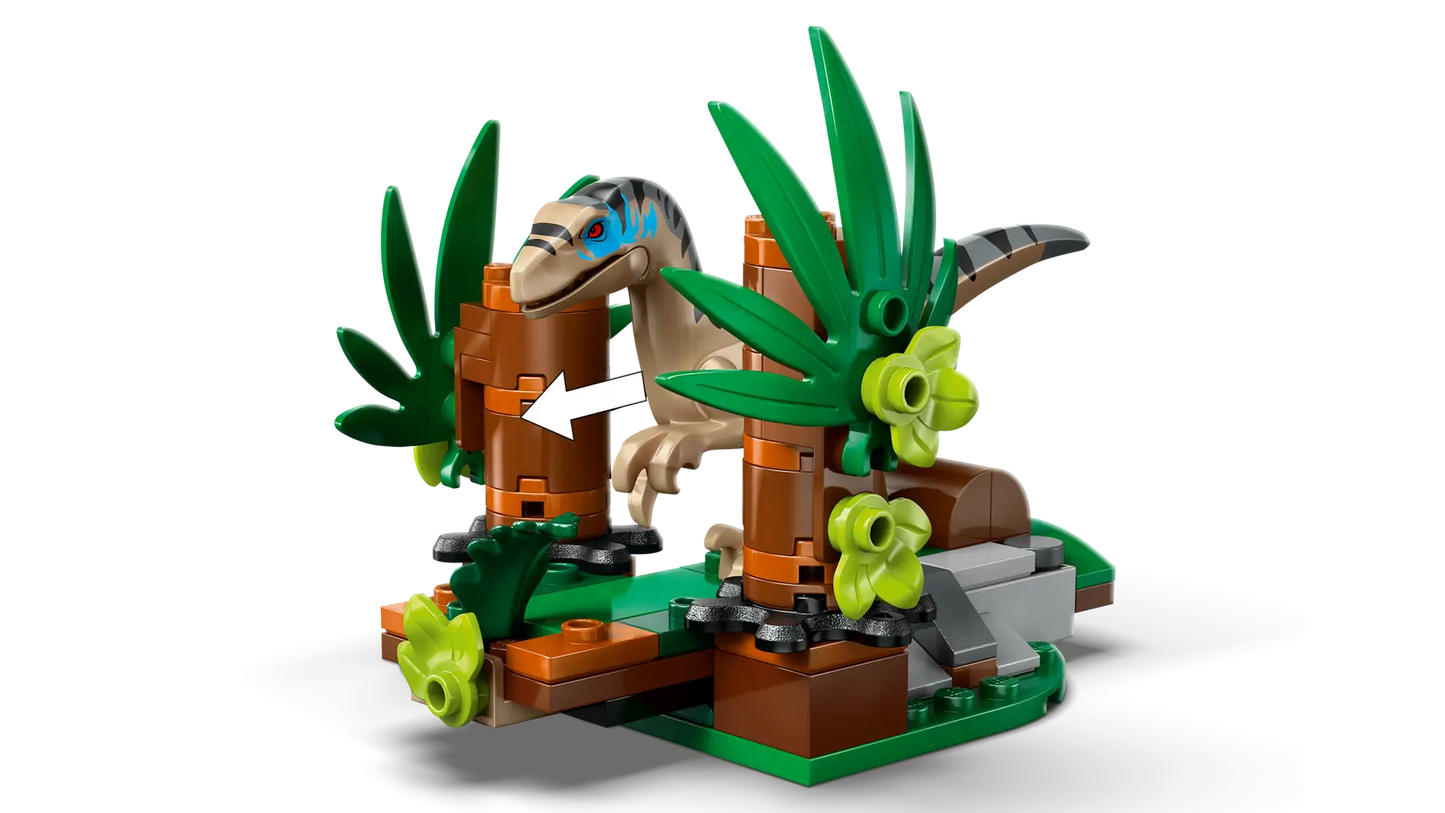 76972 LEGO Jurassic World - Fuga dal Raptor sul fuoristrada