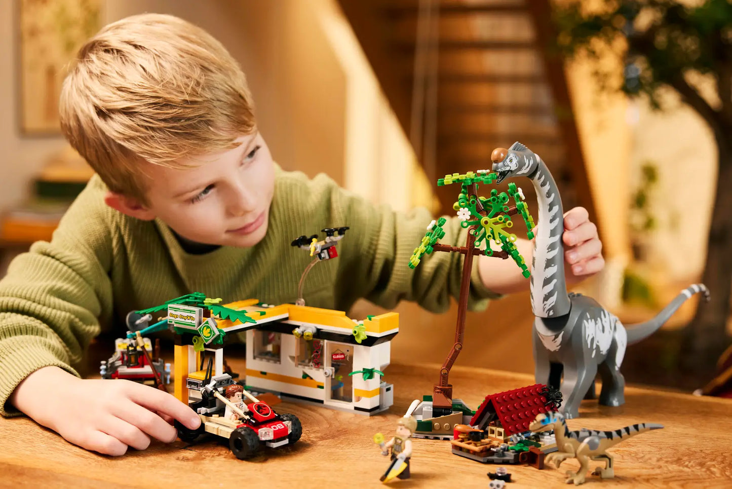 76973 LEGO Jurassic World - Alla ricerca del Raptor e del Titanosauro