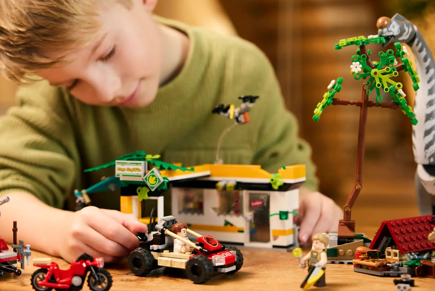 76973 LEGO Jurassic World - Alla ricerca del Raptor e del Titanosauro