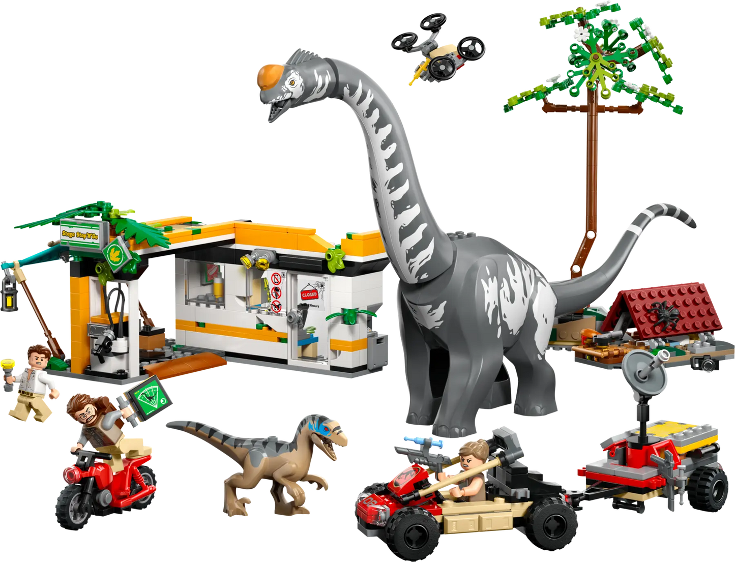 DISPONIBILE DA LUGLIO 2025 - 76973 LEGO Jurassic World - Alla ricerca del Raptor e del Titanosauro